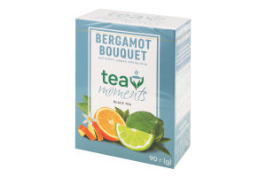 Чай Букет бергамоту чорний листовий 90г Ті Моментс