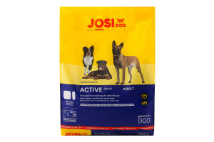 Корм сухой полнорационный для взрослых собак Active JosiDog м/у 900г