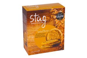 Крекери Stag вівсяні з копченим маслом