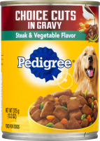Pedigree Food For Dogs Choice Cuts In Gravy Steak & Vegetable