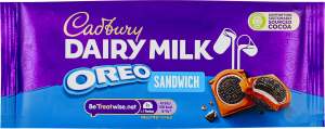 Шоколад молочний Cadbury Oreo з сендвіч-печивом