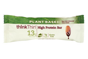 thinkThin High Protein Bar Sea Salt Almond Chocolate