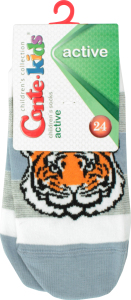 Шкарпетки дит. ACTIVE (ультракороткі) 17С-87СП, р.24, 332 світлий джинс