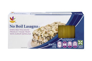 Ahold No Boil Lasagna Macaroni