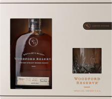 Набір подарунковий Віскі 0.7л 43.2% + склянка Woodford Reserve к/у