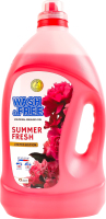Гель для стирки универсальный Summer fresh Wash&Free 3.8л