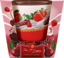 Свічка ароматична Tindra Вишня-полуниця 130г скло Пако ІФ