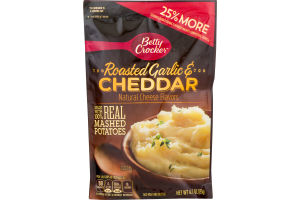 Betty Crocker Real Mashed Potatoes Roasted Garlic & Cheddar