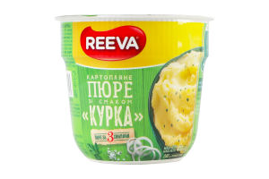 Пюре картопляне швидкого приготування Курка Reeva ст 40г