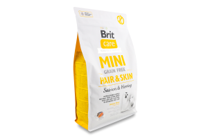 Корм д/дорослих собак малих порід беззерновий Догляд за шкірою та шерстю сухий 2кг Бріт Кеа