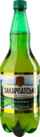 Пиво 1.2л 4.1% светлое фильтрованное пастеризованное Оригинальное Закарпатське п/бут