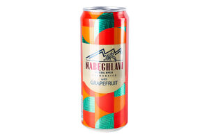 Напиток безалкогольный газированный на основе минеральной воды Grapefruit Nabeghlavi ж/б 0.33л