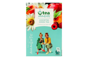 Ассорти чая зеленого Tea Moments к/у 15шт