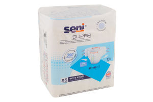 Підгузки д/дорослих Супер Екстра смолл 10шт Сені