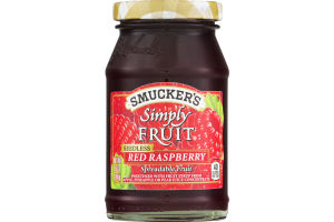 Smucker's Simply Fruit Red Raspberry Spreadable Fruit Seedless