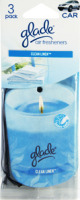 Glade Clean Linen Car Air Fresheners - 3 CT