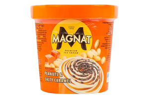 Морозиво Арахіс-солона карамель Magnat ст 350г