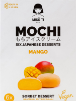 Мороженое сорбет в рисовом тесте Манго Мочи Miss Ti к/у 6х35г