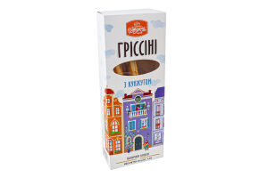Палочки хлебные с кунжутом Гриссини Рум'янець к/у 125г