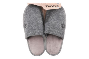Капці кімнатні домашні чоловічі войлочні з вишивкою Twins Home Style Lama №16135 40-45