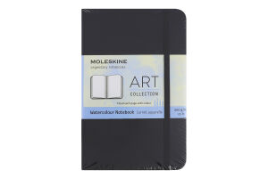 Записник Moleskine Art Акварель кишеньковий чорний