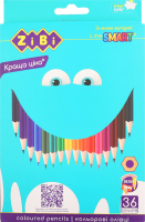 Олівці кольорові Smart line 36шт ZiBi