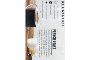 Starbucks Keurig Hot French Roast Dark Roast Ground Coffee K-Cup Pods - 10 CT