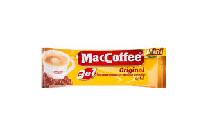 Напій кавовий розчинний 3в1 Original Mini MacCoffee м/у 12г