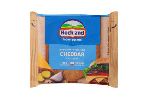 Сир плавлений 36% скибочки з Чеддером Hochland м/у 130г