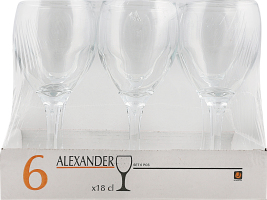 Набір келихів 180мл №94503-SC6B8 Alexander Uniglass 6шт