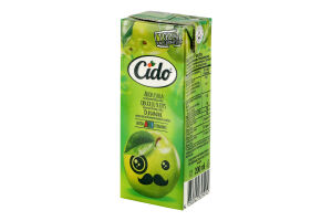 Сок яблочный с витаминами A D E Cido т/п 0.2л