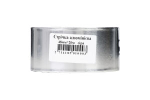 Стрічка алюмінієва сіра 48мм*20м Терра-пак