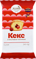 Кекс з вишневою начинкою 240г Жако