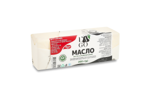 Масло сладкосливочное 82.5% Экстра Lago м/у 200г