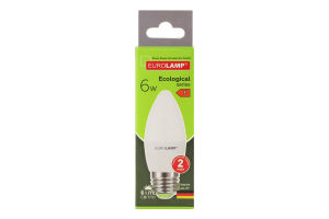 Лампа светодиодная 6W E27 4000K LED Eurolamp 1шт