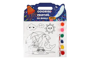 Розмальовка з фарбами 20х26см №1443316 Greenwich Products Co. Limited 1шт