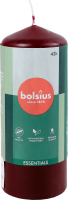 Свічка Bolsius циліндрична червона 150/58 мм