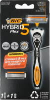 Станок д/гоління Flex-5 Hibrid+1картридж BiC