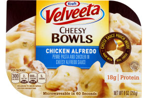 Velveeta Cheesy Bowls Chicken Alfredo