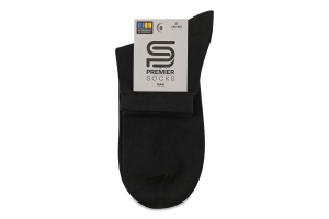 Шкарпетки чоловічі однотонні середні р.25-29 Premier Socks