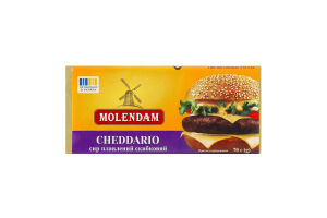Сыр плавленый 40% ломтевой Cheddario Molendam м/у 70г