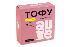 Тофу в соевом соусе Alive к/у 240г