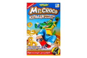 Сніданок сухий Кільця зі згущеним молоком Mr. Croco к/у 75г