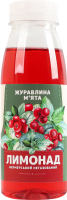 Напій безалкогольний фермерський негазований Журавлина-м'ята Лимонад ТОВ Лаго п/пл 250г