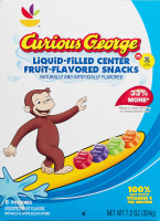 Ahold Curious George Liquid-Filled Center Fruit-Flavored Snacks - 6 CT