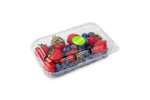 Микс ягодный Клубника-голубика Flora лоток 250г
