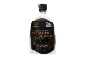 Хлеб заварной на ржаной закваске Ржаное чудо Перший хліб м/у 400г