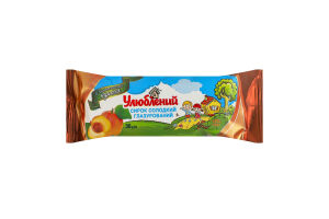 Сирок глазурований 15% солодкий зі шматочками кураги Улюблений м/у 36г