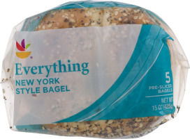 Ahold Everything New York Style Bagel - 5 CT