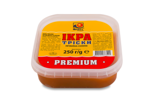Икра трески пробойная соленая Premium Нерест п/у 250г